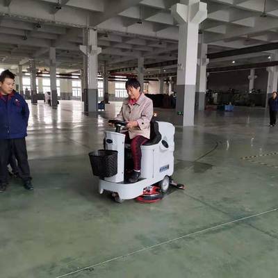 倉庫地面清潔手推式洗地機L520BT 優(yōu)尼斯超市商場保潔用掃地機